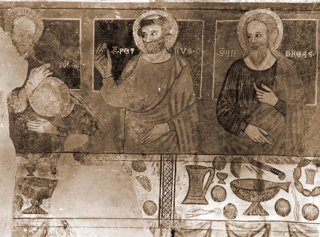 Detail of Abbey church, S. Lucia, Rocca di Cambio, Aquila, Abruzzo by Anonymous