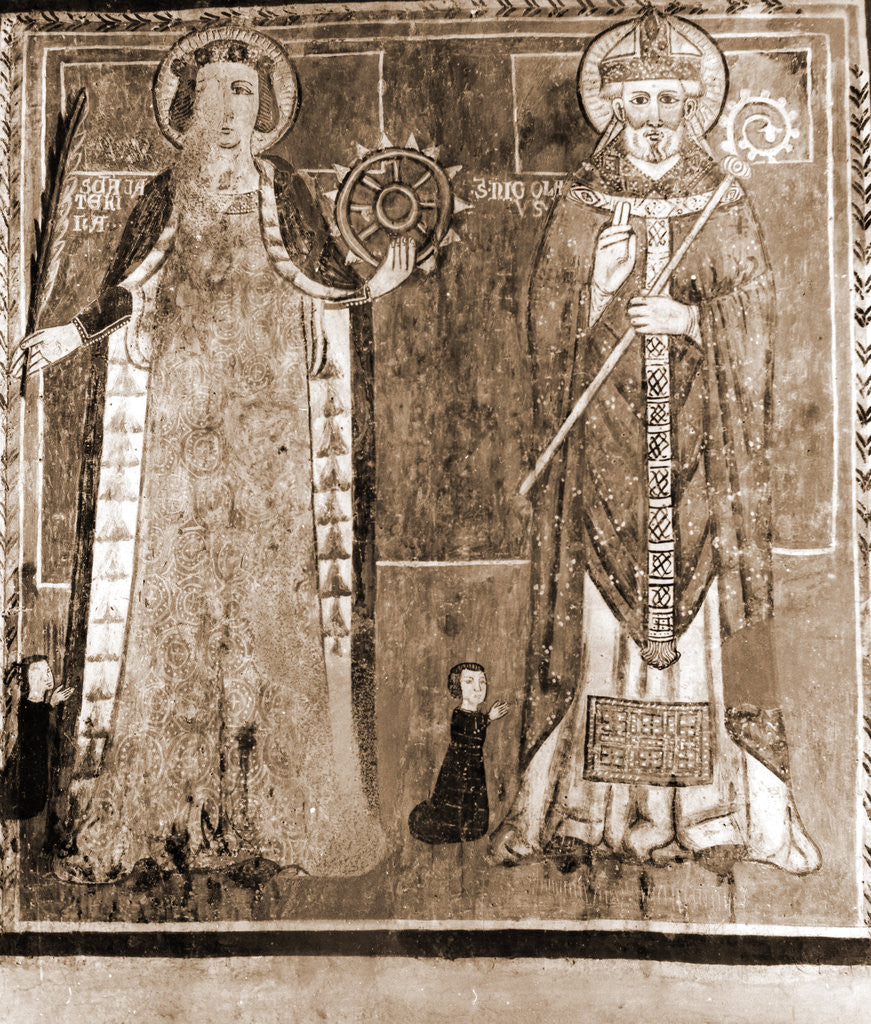 Detail of Abbey church, S. Lucia, Rocca di Cambio, Aquila, Abruzzo by Anonymous