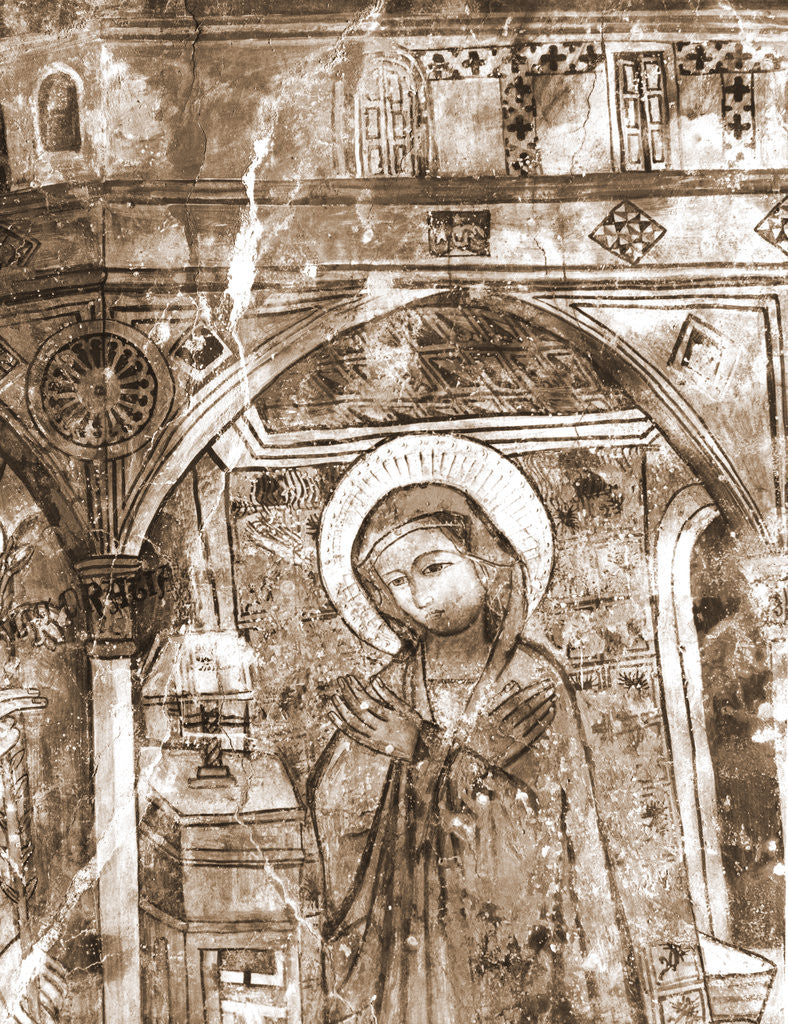Detail of Abbey church, S. Lucia, Rocca di Cambio, Aquila, Abruzzo by Anonymous