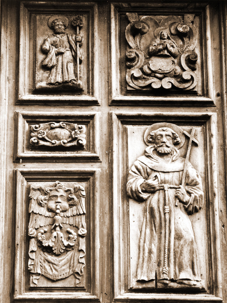 Detail of S. Chiara, Sulmona, Aquila, Abruzzo by Anonymous