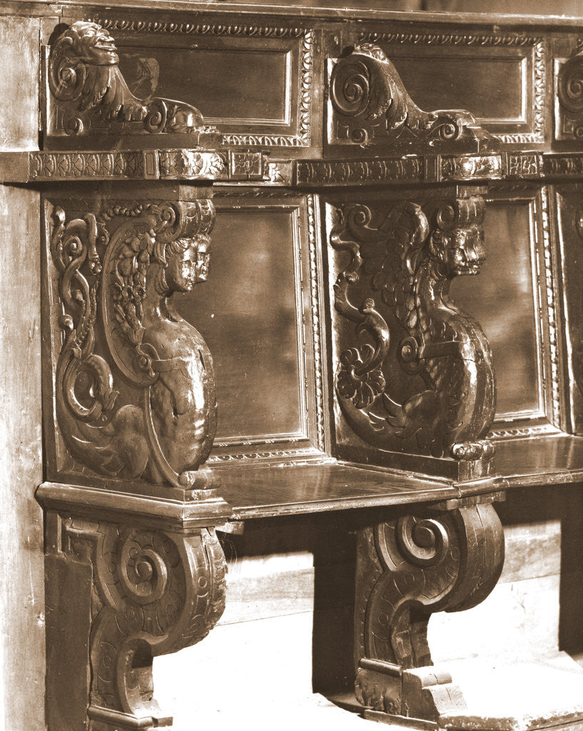 Detail of Cathedral, S. Panfilo, Sulmona, L'Aquila, Abruzzo by Anonymous