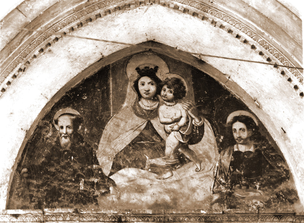 Detail of SS. Cosma e Damiano, Tagliacozzo, L'Aquila, Abruzzo by Anonymous