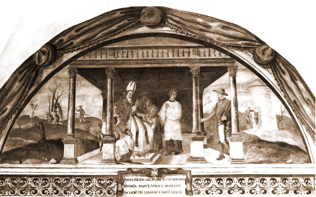 Detail of S. Francesco, Tagliacozzo, L'Aquila, Abruzzo by Anonymous