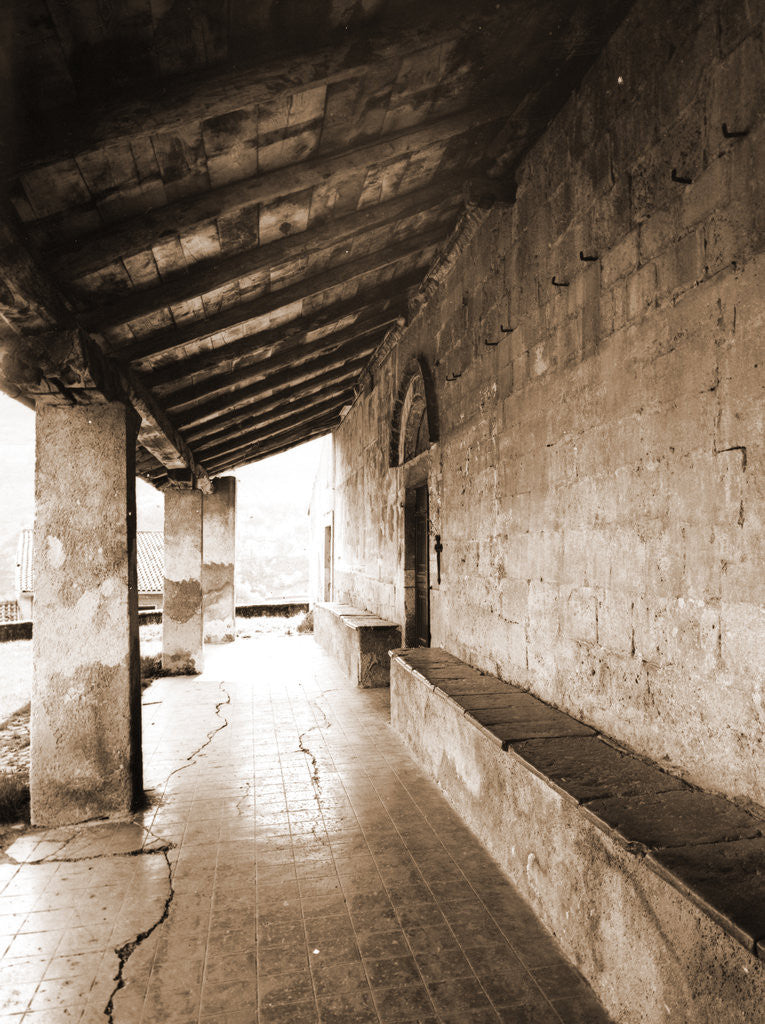 Detail of Parish church, S. Panfilo, Tornimparte, L'Aquila, Abruzzo by Anonymous