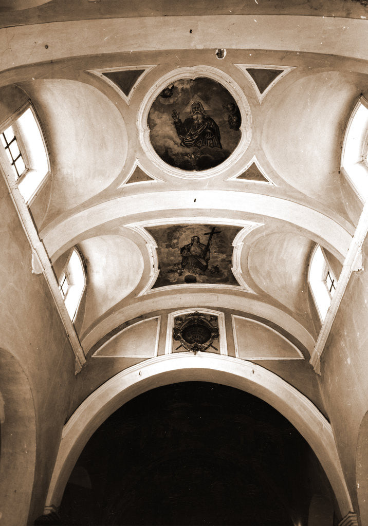 Detail of Parish church, S. Panfilo, Tornimparte, L'Aquila, Abruzzo by Anonymous