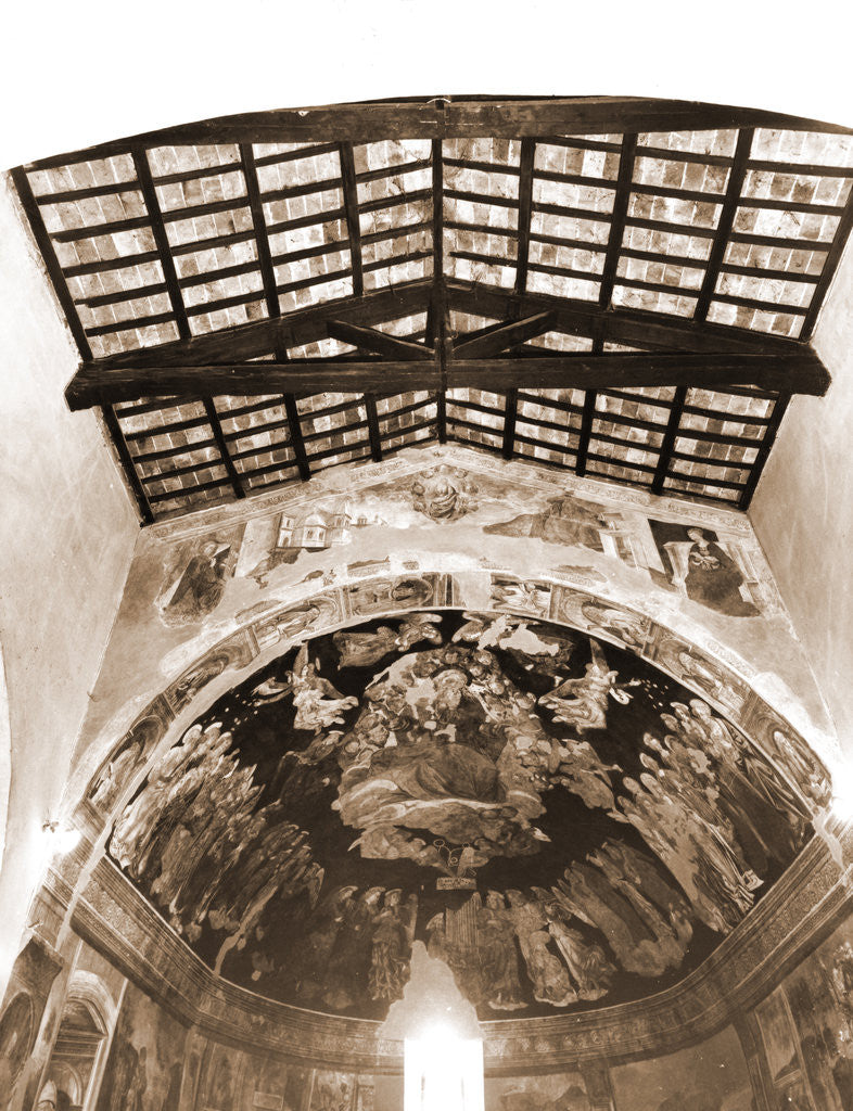 Detail of Parish church, S. Panfilo, Tornimparte, L'Aquila, Abruzzo by Anonymous