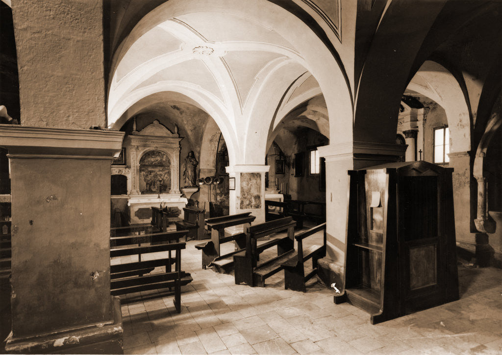 Detail of Parish church, S. Panfilo, Tornimparte, L'Aquila, Abruzzo by Anonymous