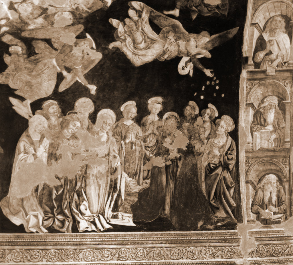 Detail of Parish church, S. Panfilo, Tornimparte, L'Aquila, Abruzzo by Anonymous