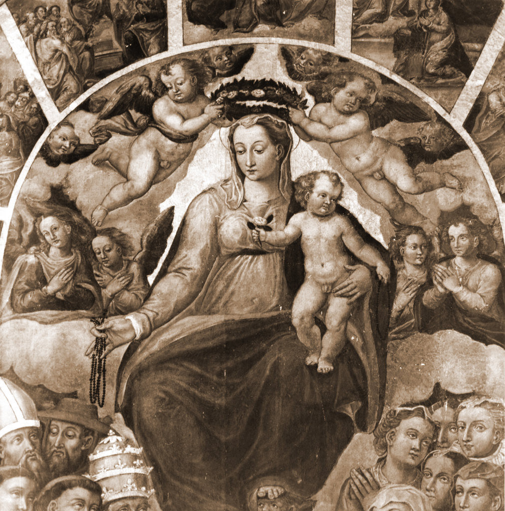 Detail of Parish church, S. Panfilo, Tornimparte, L'Aquila, Abruzzo by Anonymous