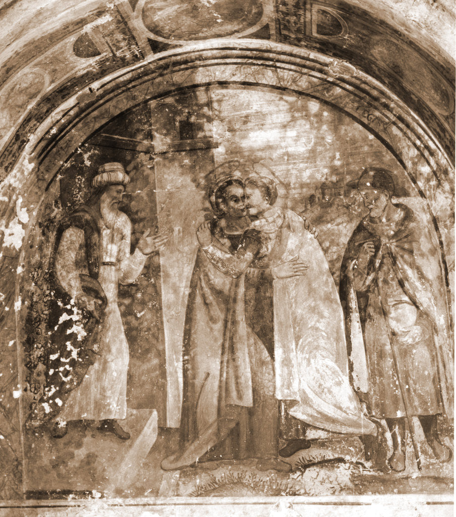 Detail of Parish church, S. Panfilo, Tornimparte, L'Aquila, Abruzzo by Anonymous