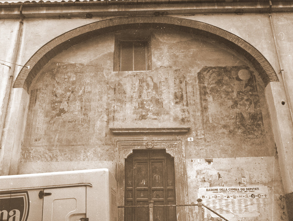 Detail of S. Maria del Borgo, Vittorito, L'Aquila, Abruzzo by Anonymous