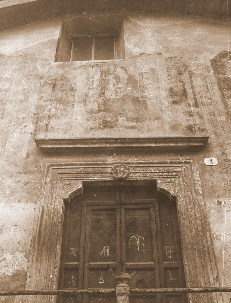Detail of S. Maria del Borgo, Vittorito, L'Aquila, Abruzzo by Anonymous