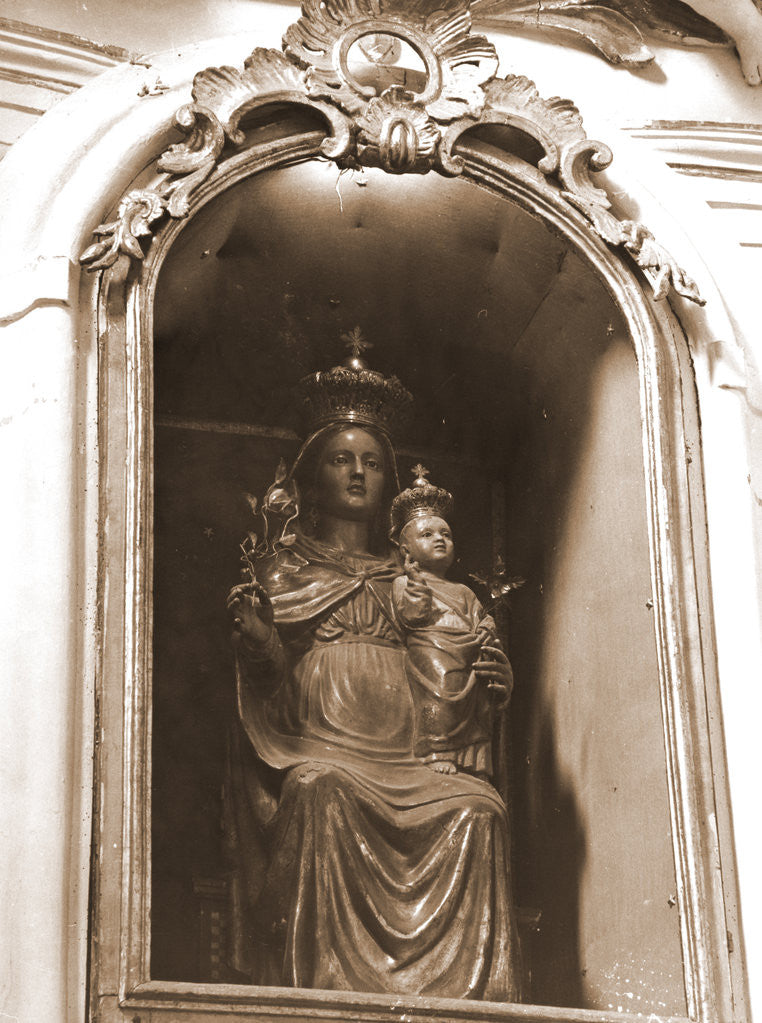 Detail of S. Maria del Borgo, Vittorito, L'Aquila, Abruzzo by Anonymous