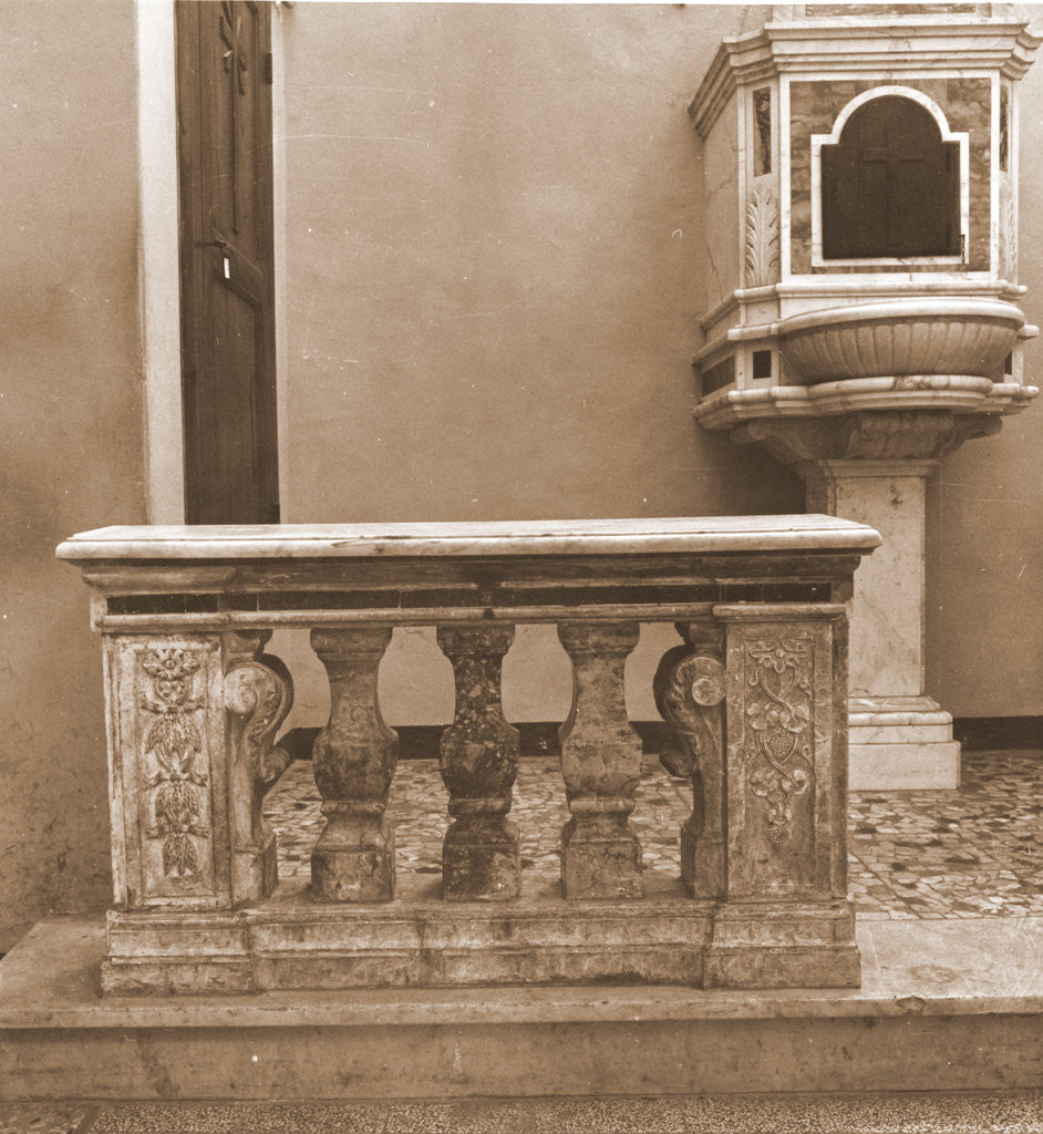 Detail of S. Maria del Borgo, Vittorito, L'Aquila, Abruzzo by Anonymous