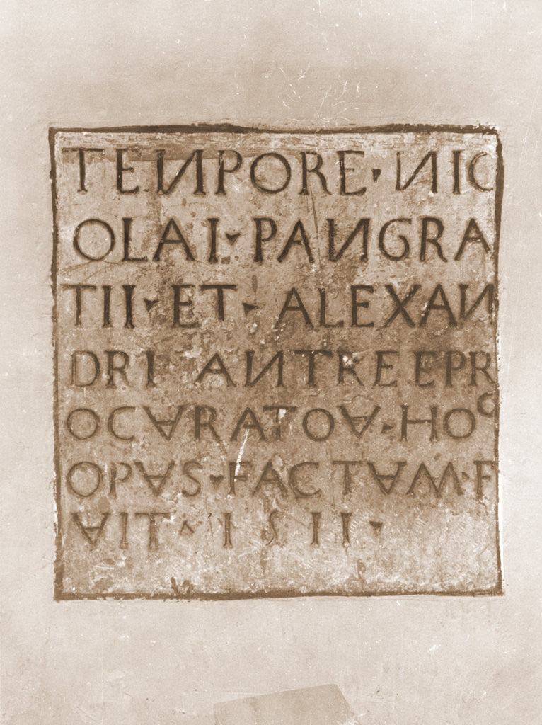 Detail of S. Maria del Borgo, Vittorito, L'Aquila, Abruzzo by Anonymous