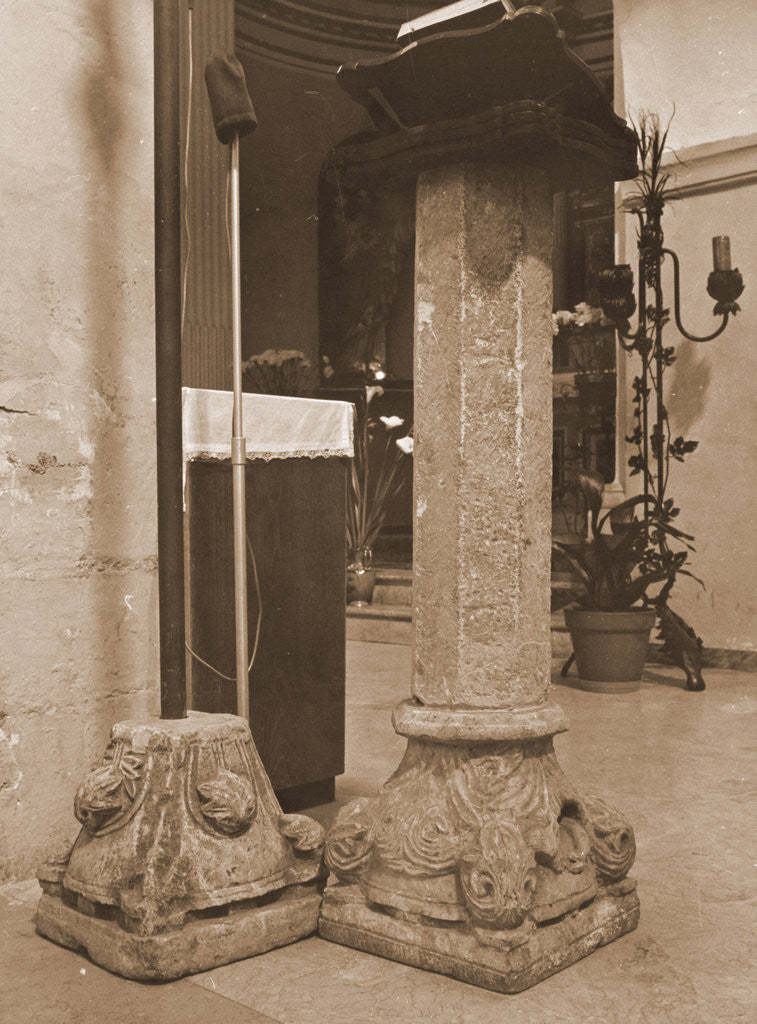 Detail of S. Maria del Borgo, Vittorito, L'Aquila, Abruzzo by Anonymous
