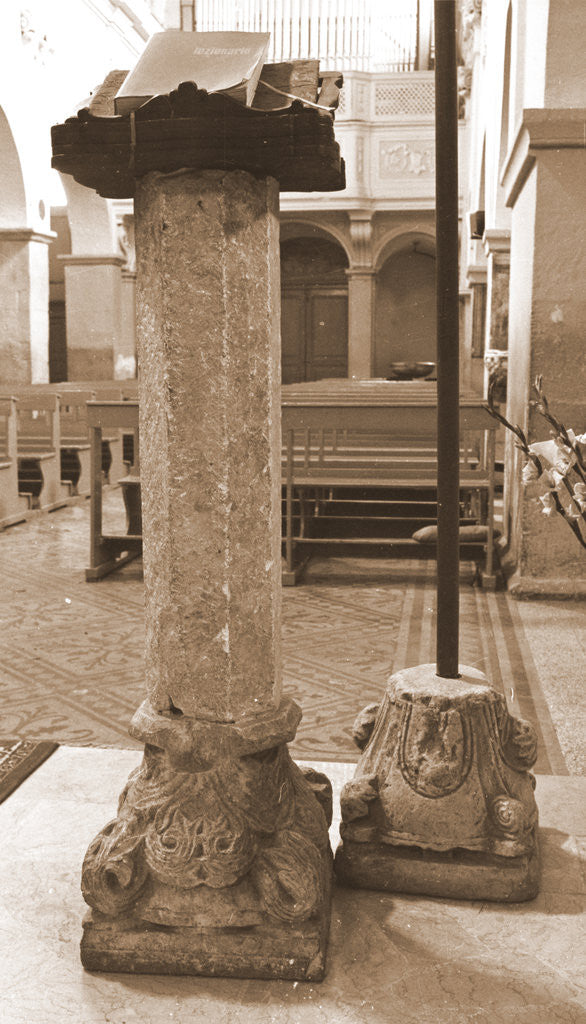 Detail of S. Maria del Borgo, Vittorito, L'Aquila, Abruzzo by Anonymous