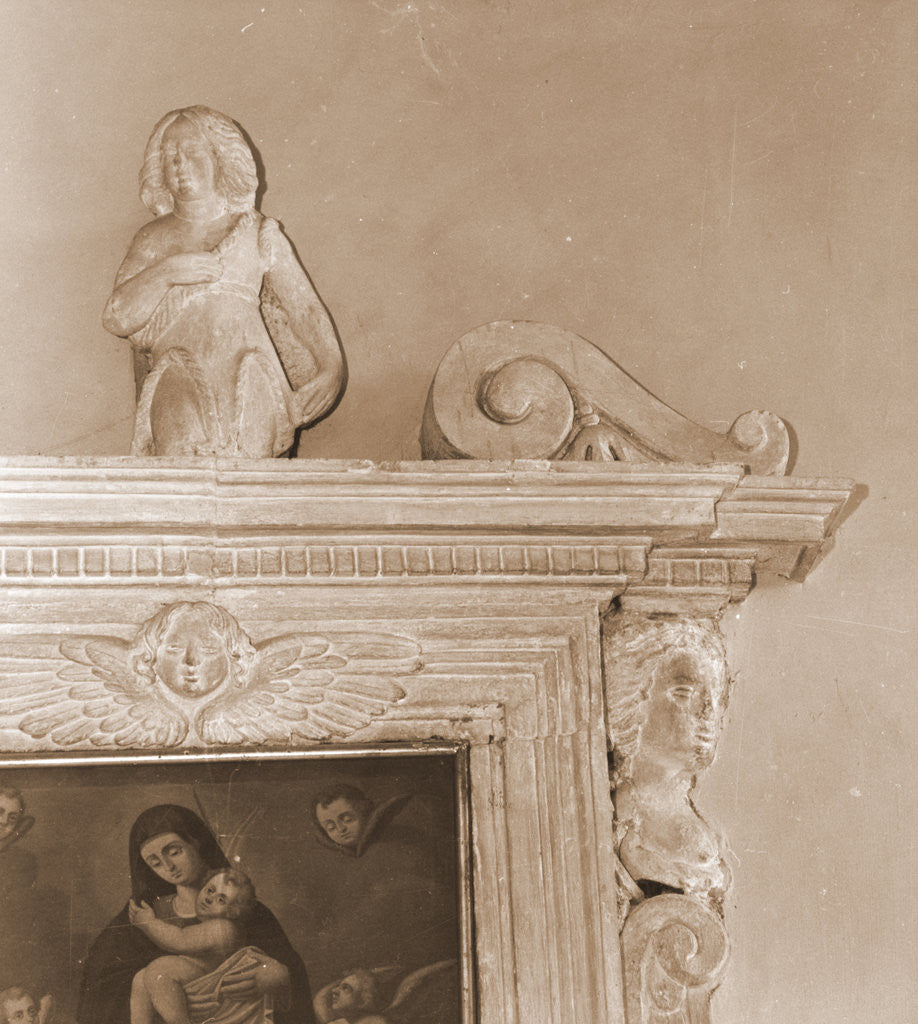 Detail of S. Maria del Borgo, Vittorito, L'Aquila, Abruzzo by Anonymous