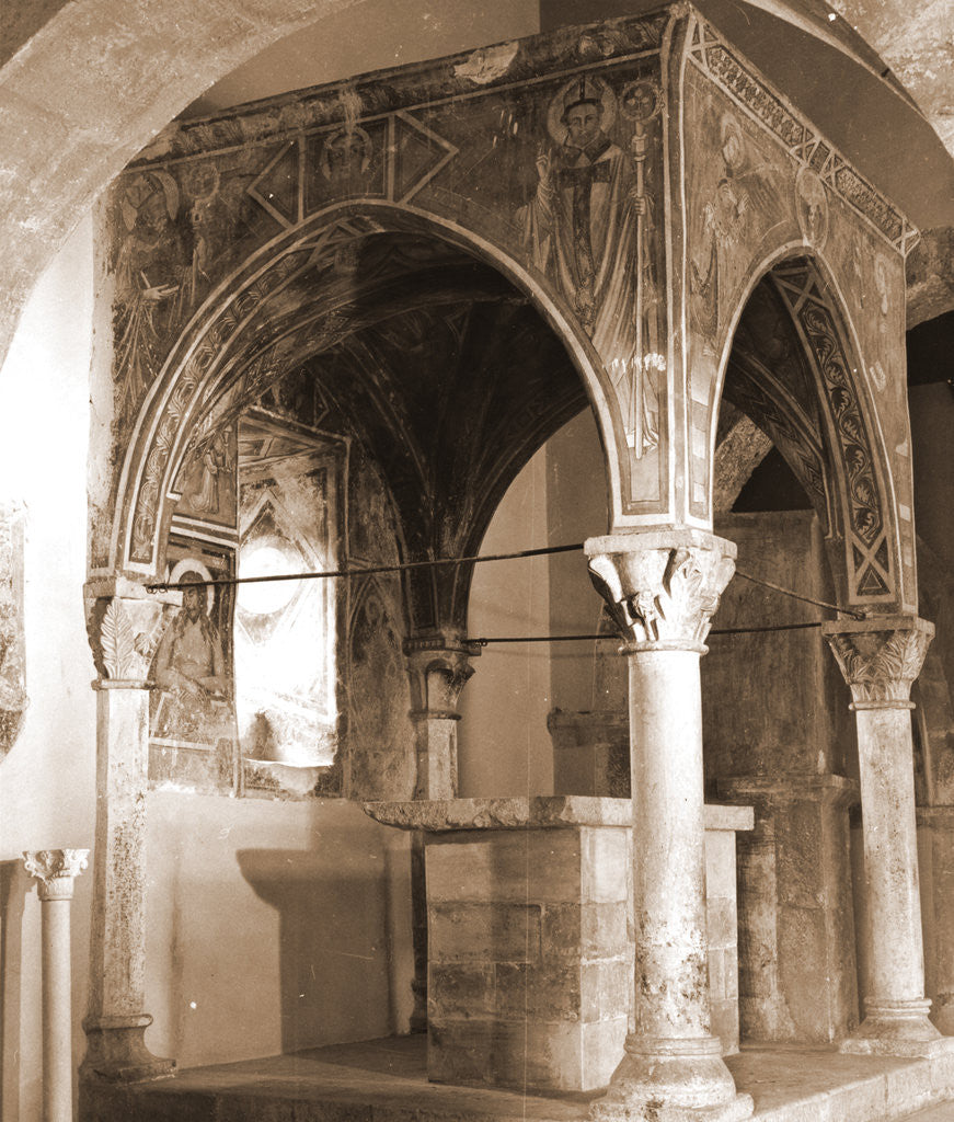 Detail of S. Michele Arcangelo, Vittorito, L'Aquila, Abruzzo by Anonymous