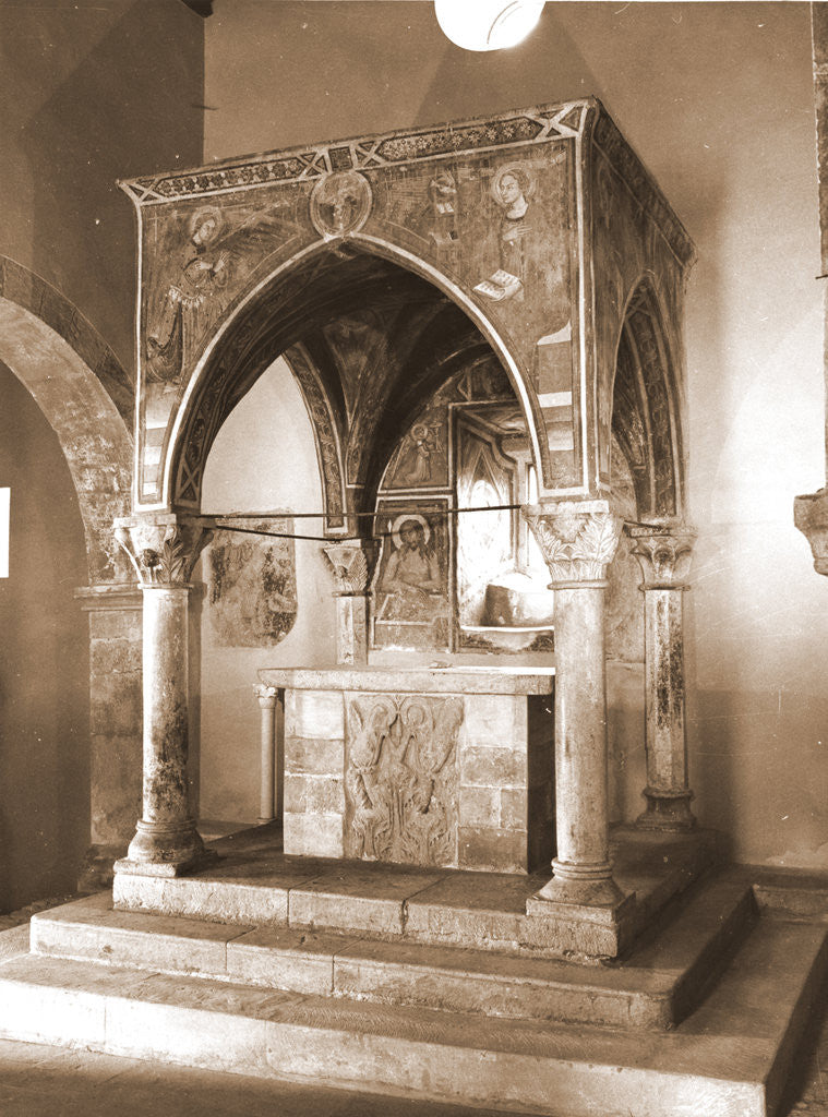 Detail of S. Michele Arcangelo, Vittorito, L'Aquila, Abruzzo by Anonymous