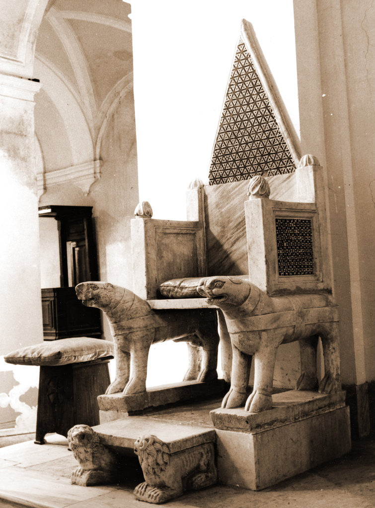 Detail of Cathedral, Calvi Vecchia, Caserta, Campania by Anonymous