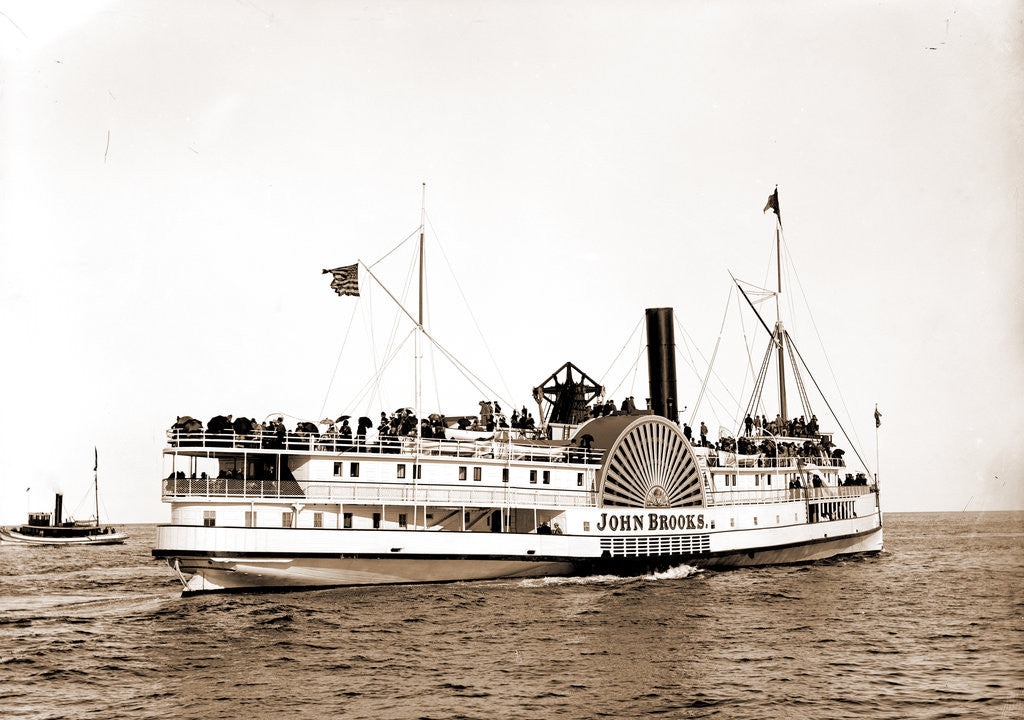 Detail of John Brooks (Side wheeler), 1890 by Anonymous