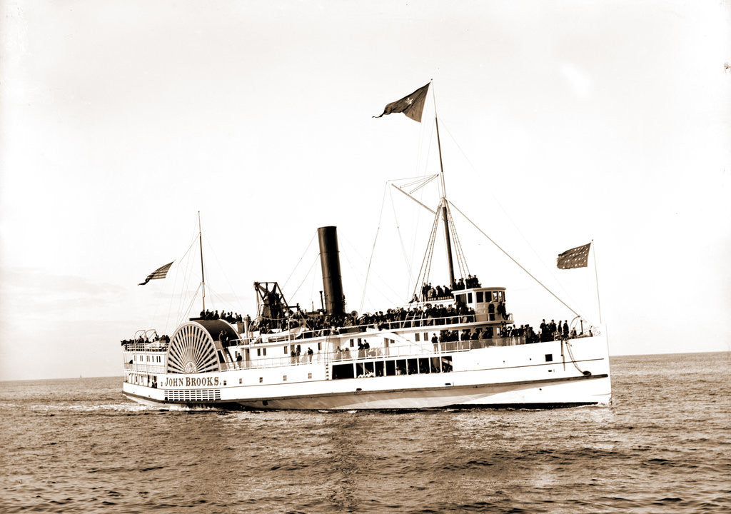 Detail of John Brooks (Side wheeler), 1890 by Anonymous