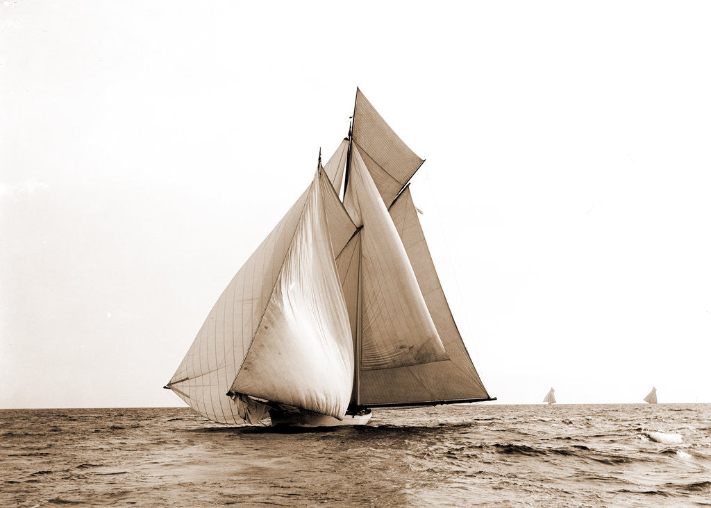 Detail of Marguerite, Goelet Cup Race, Marguerite (Schooner), 1891 by Anonymous