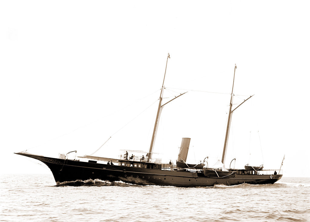 Detail of Electra (Steam yacht), 1891 by Anonymous