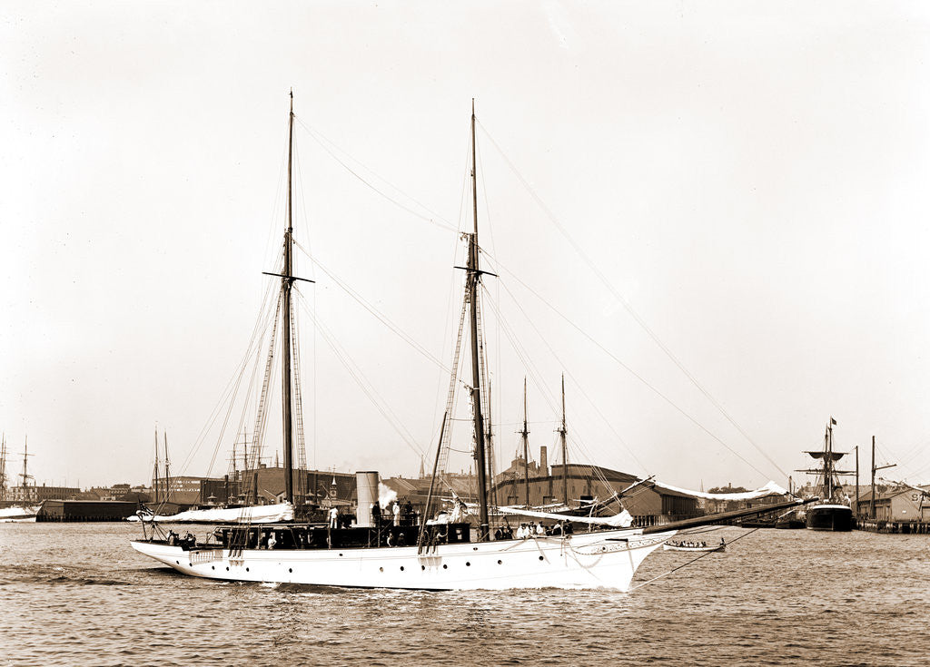 Detail of Wild Duck (Steam yacht), 1891 by Anonymous
