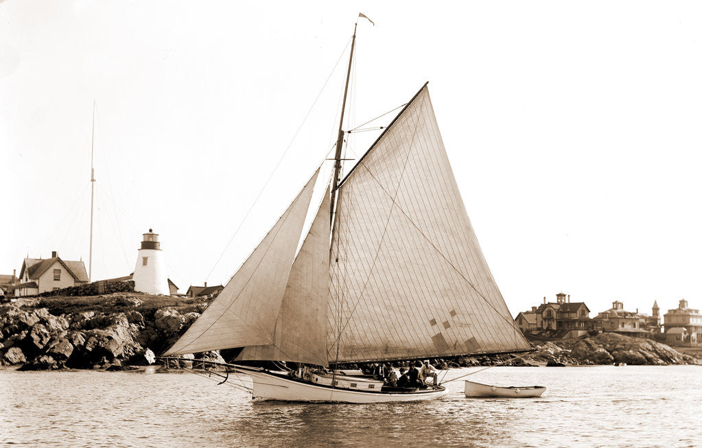 Detail of White Wing (Yacht) by Anonymous