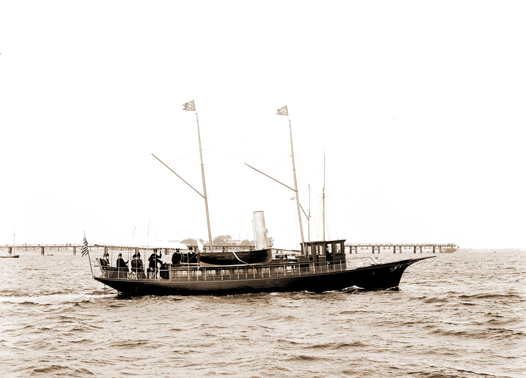 Detail of Navarch (Steam yacht), 1880 by Anonymous
