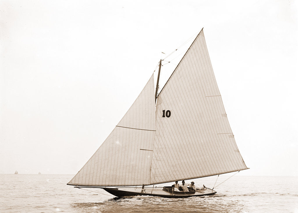 Detail of Vanessa Eastern Yacht Club regatta, Vanessa (Yacht) by Anonymous