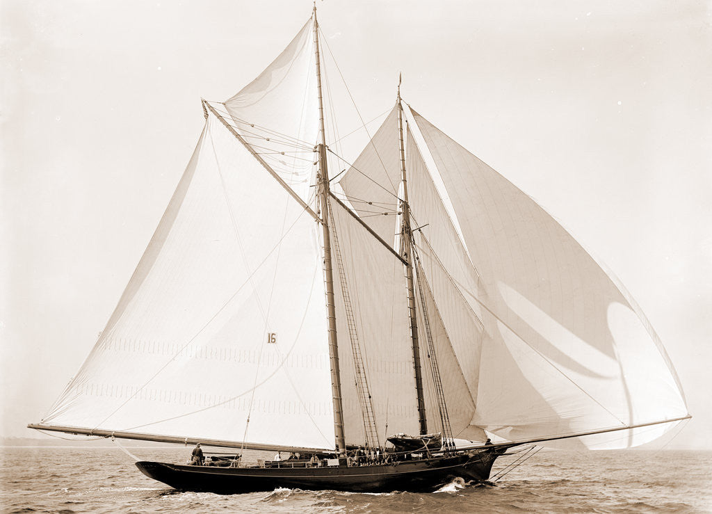 Detail of Fortuna (Schooner), 1892 by Anonymous