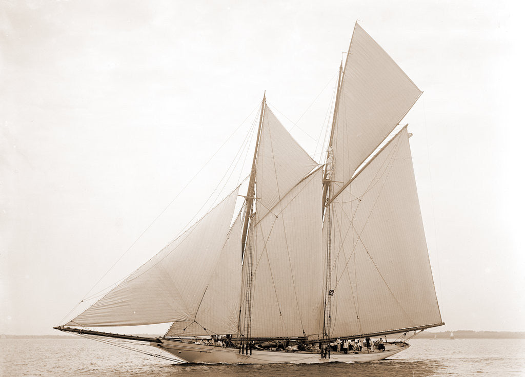 Detail of Alcaea (Schooner), 1892 by Anonymous