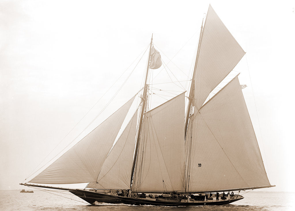 Detail of Lasca (Schooner), 1892 by Anonymous