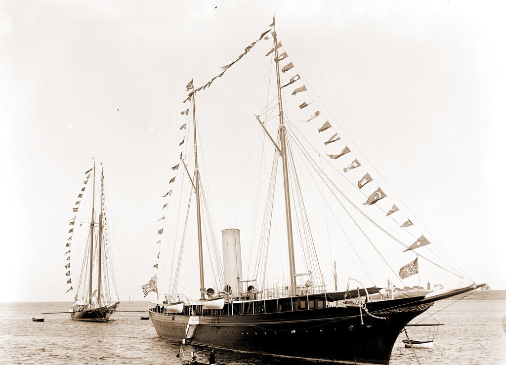 Detail of Corsair (Steam yacht), 1892 by Anonymous