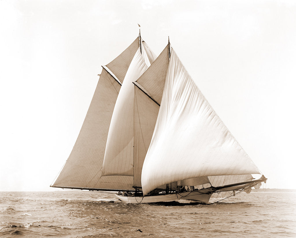 Detail of Merlin (Schooner), 1892 by Anonymous