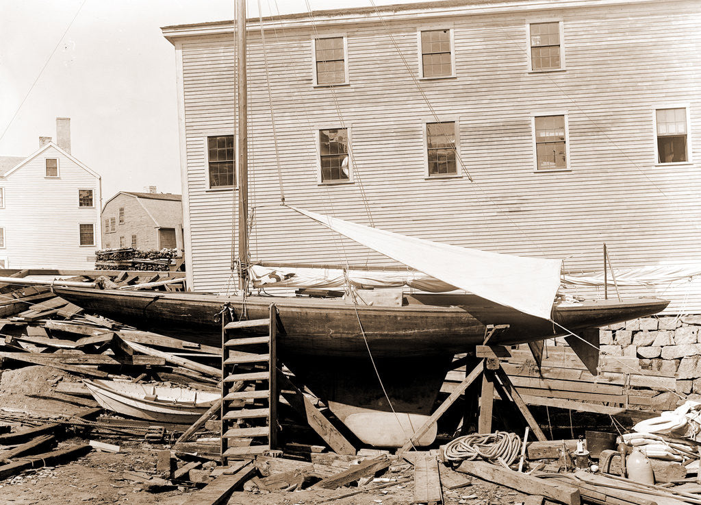 Detail of Reaper, profile, Reaper (Yacht) by Anonymous