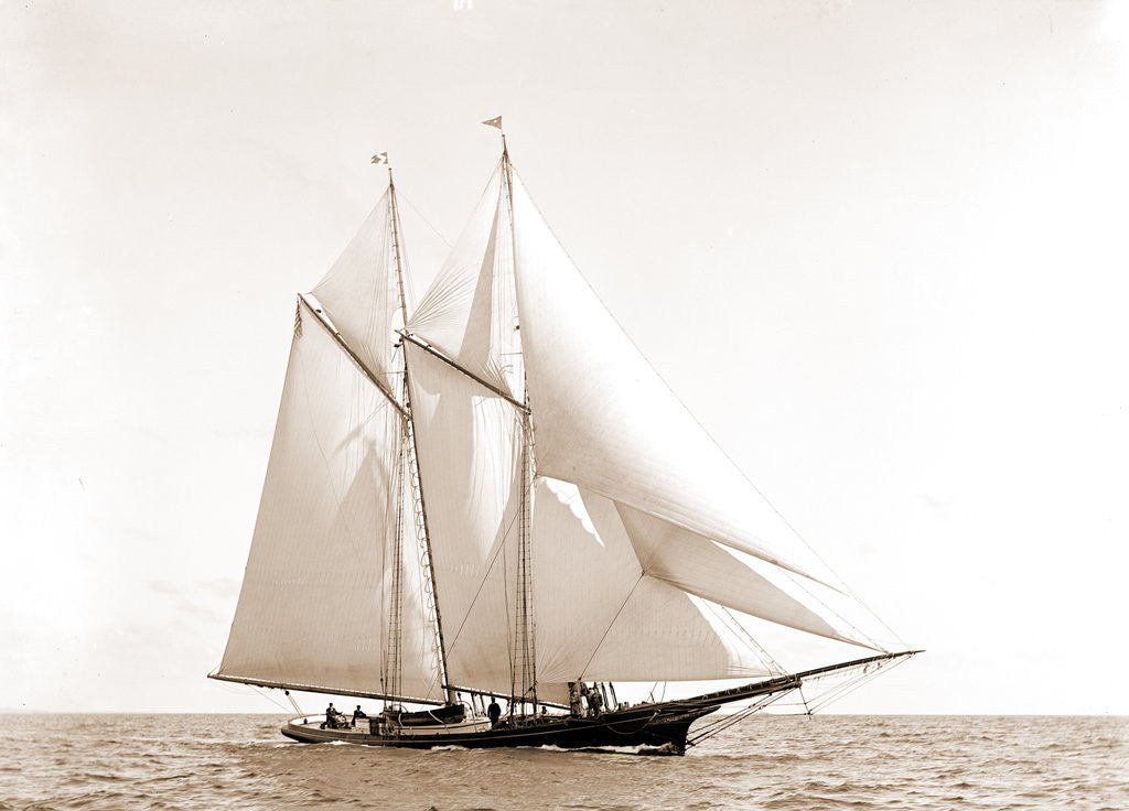 Detail of Foam (Schooner), 1880 by Anonymous
