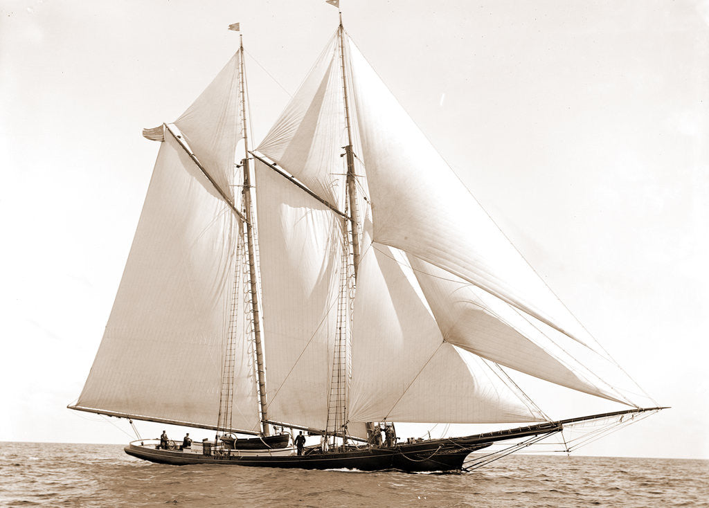 Detail of Foam (Schooner), 1880 by Anonymous
