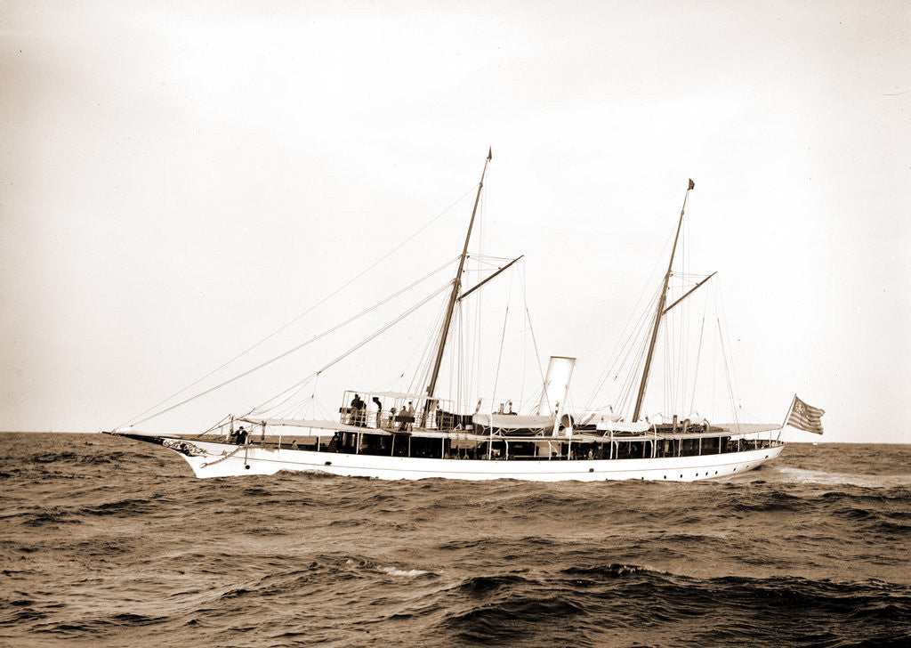 Detail of Wadena (Steam yacht), 1880 by Anonymous