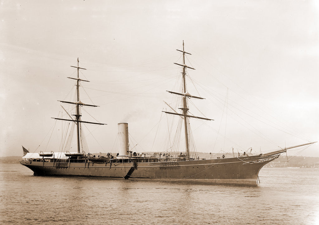 Detail of Valiant (Steam yacht), 1880 by Anonymous