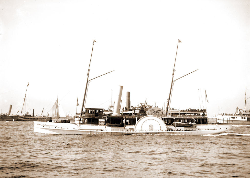 Detail of Clermont (Steam yacht), 1892 by Anonymous
