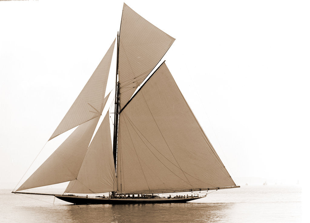 Detail of Valkyrie III (Yacht) by Anonymous