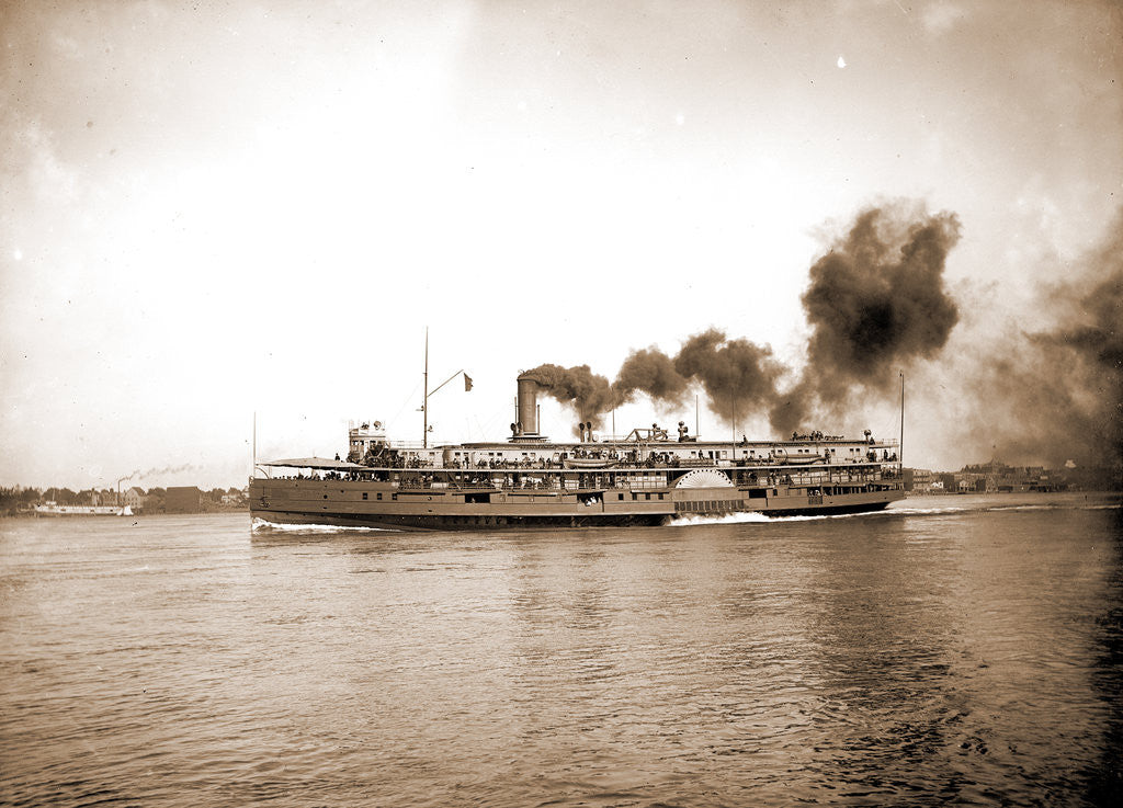 Detail of City of Alpena (Side wheeler), 1893 by Anonymous