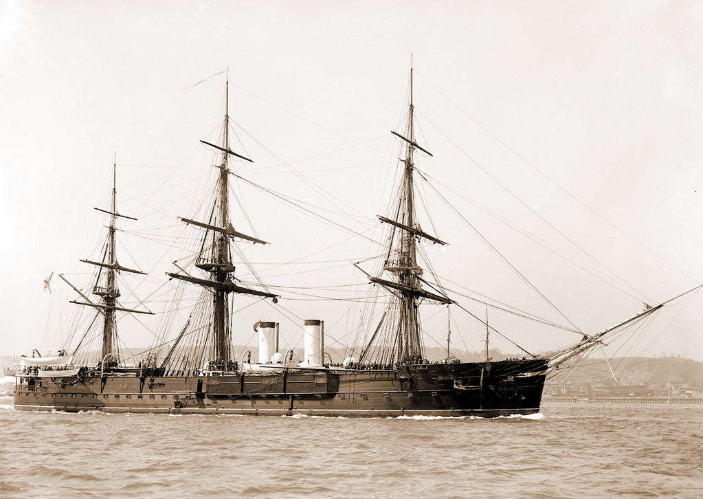 Detail of General Admiral, Russian ship, General Admiral (Ship), 1890 by Anonymous