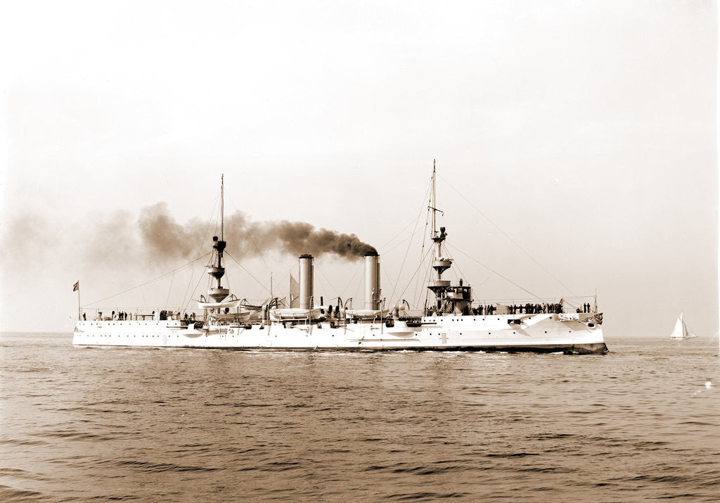 Detail of U.S.S. New Orleans, New Orleans (Cruiser), 1899 by Anonymous