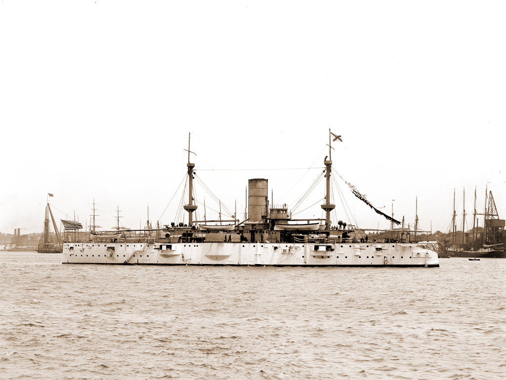 Detail of U.S.S. Texas, Texas (Battleship), 1895 by Anonymous