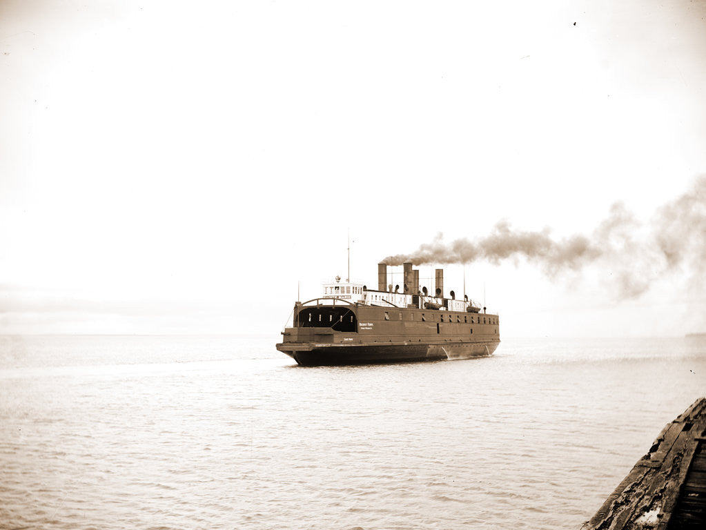 Detail of Car ferry Sainte Marie, Mackinac Straits by Anonymous